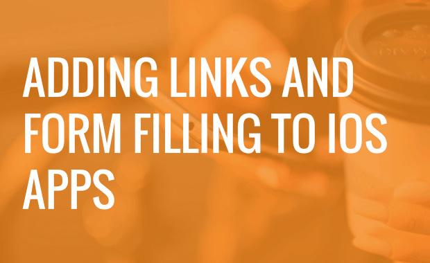 How to Add Links and Form Filling Functionality to Your iOS App with Foxit Mobile PDF SDK